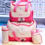 5 in 1 Diaper Bags – Pink