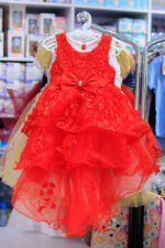 Kids Red Dress - Image 2