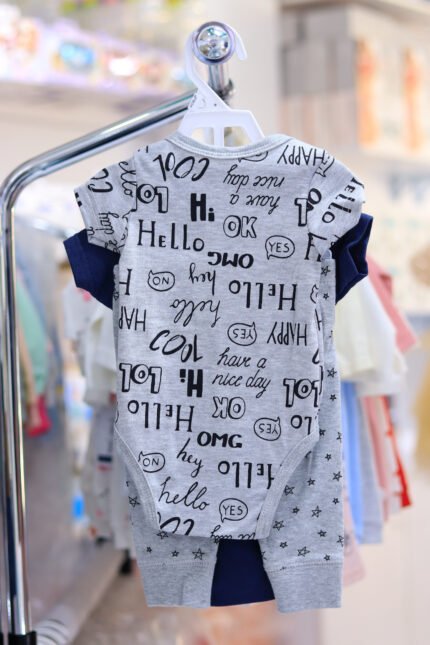 Baby Boys Graphic Bodysuit & Pants Set