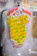 Baby Bodysuit Floral & Cartoon Prints (Short Sleeve)
