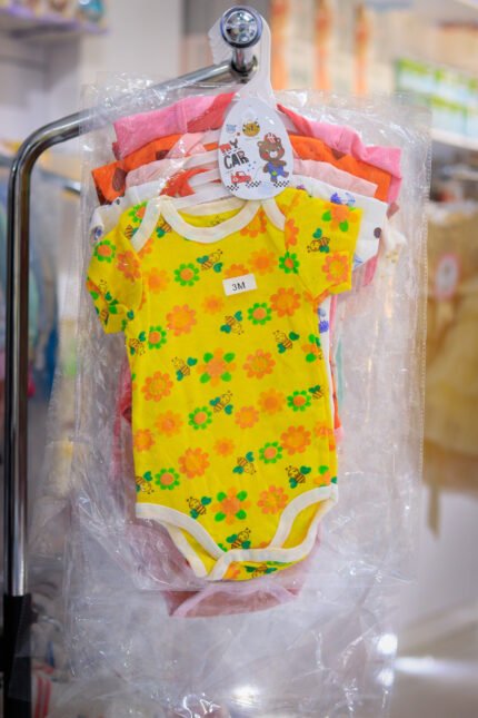 Baby Bodysuit Floral & Cartoon Prints (Short Sleeve)