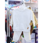 White Combo Sweat Shirt and Pant