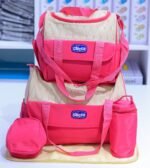 Chicco 5 in 1 Diapers Bag - Pink